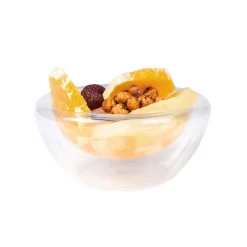 6 x 120ml Small Double-Walled, Glass Bowl