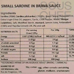 ABC+ Small Sardines in Brava Sauce, 125g