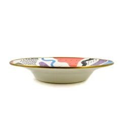 Abstract Enamel Large Serving Dish, 30cm