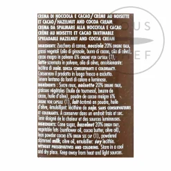 Alpenzu Hazelnut and Cocoa Cream, Palm Oil Free, 250g