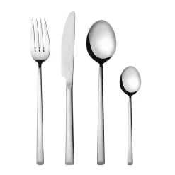 Arco Polished Stainless Steel 4 Piece Place Setting Cutlery Set
