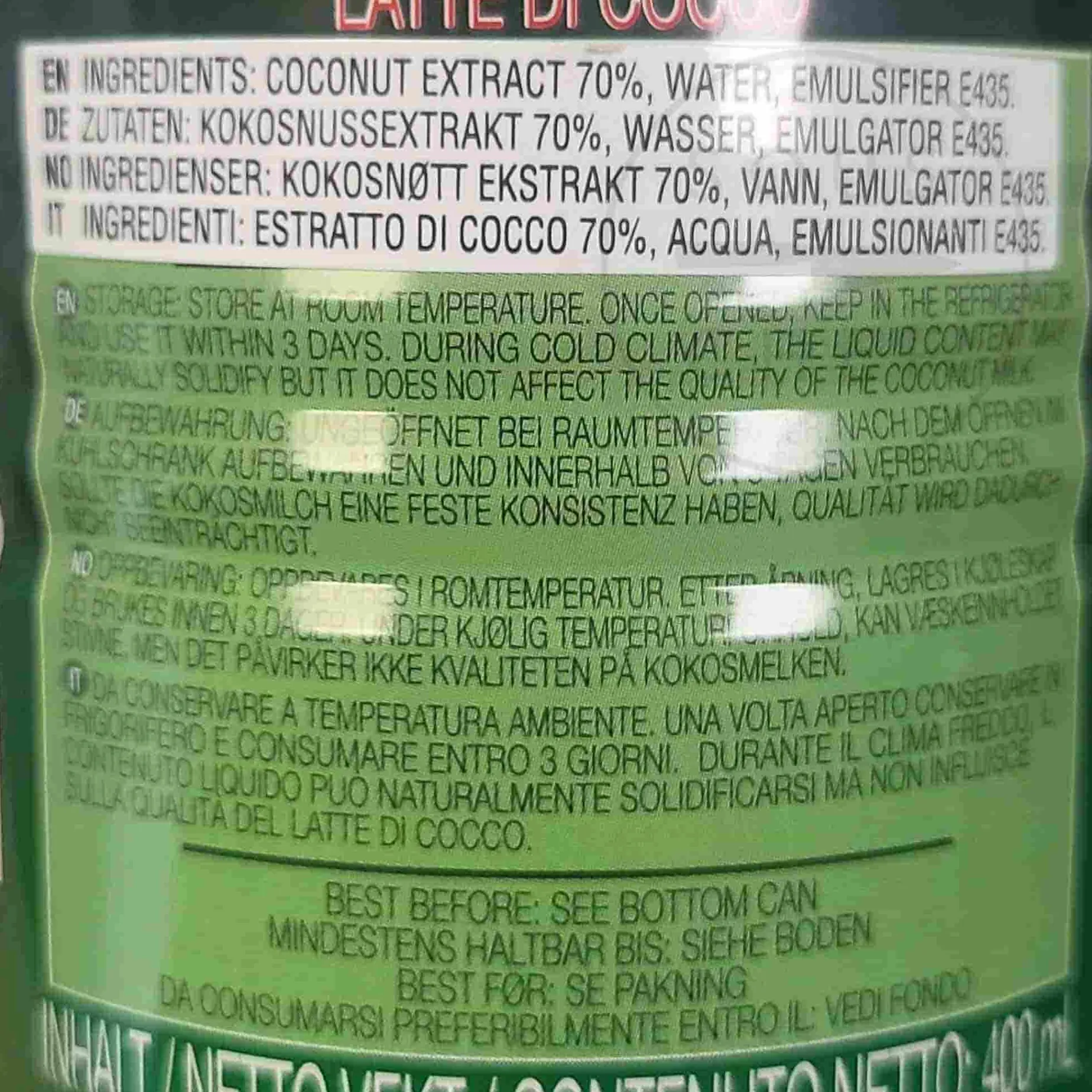 Aroy-D Coconut Milk, 400ml