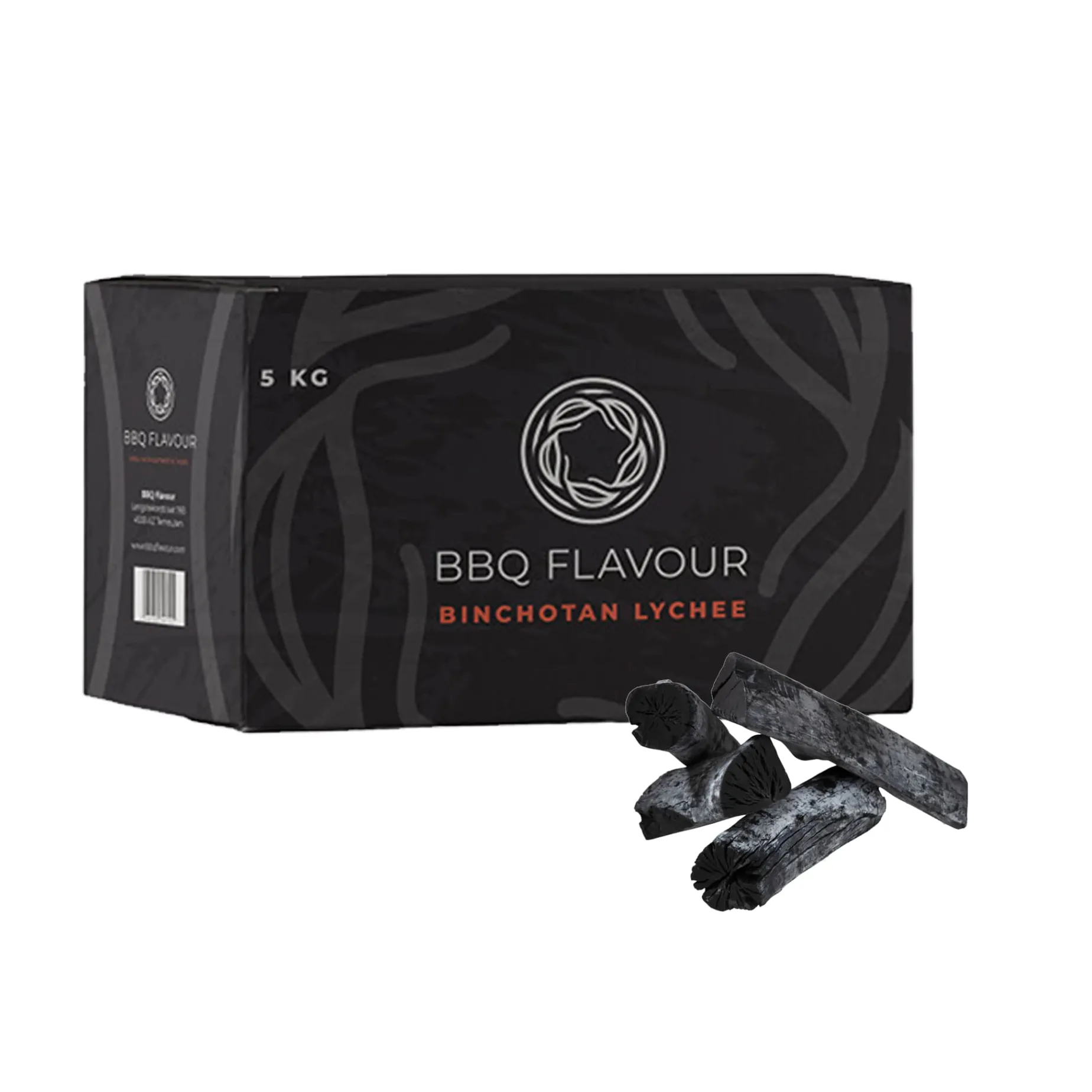 BBQ Flavour Japanese White Lychee Binchotan Charcoal, 5kg