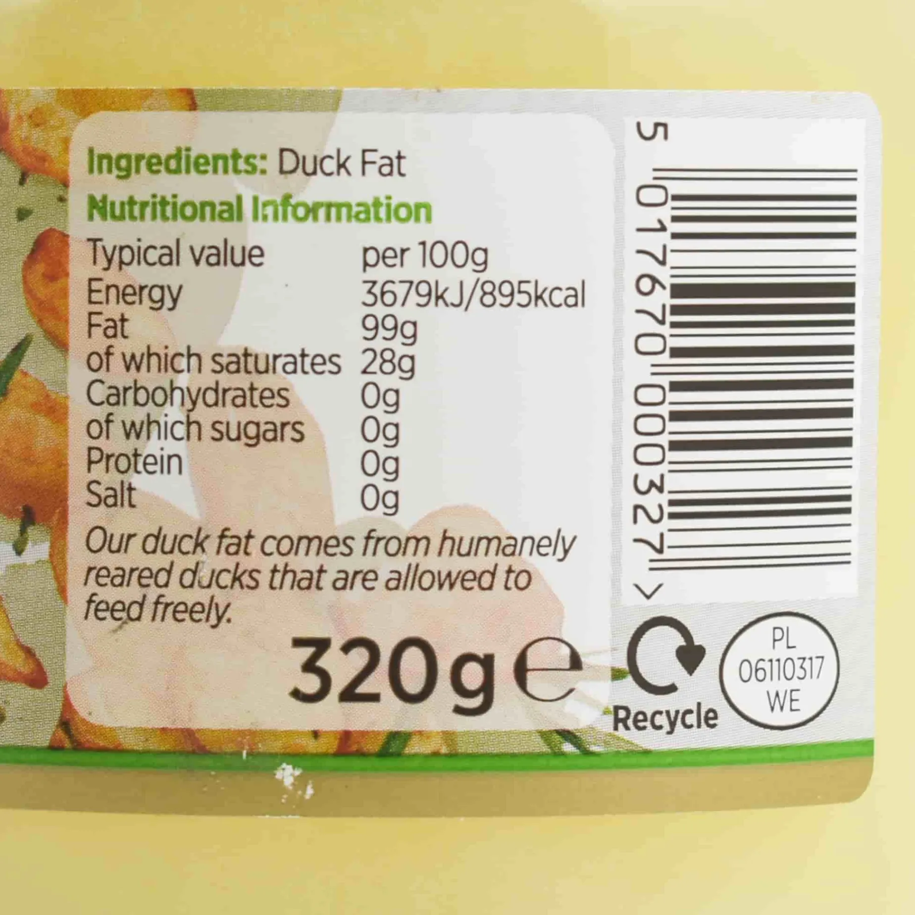 Bespoke Foods Duck Fat, 320g