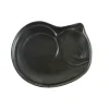 Black Cat Japanese Side Plate, 17.5cm