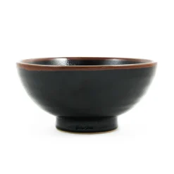 Black Stoneware Ramen Bowl, 19.7cm