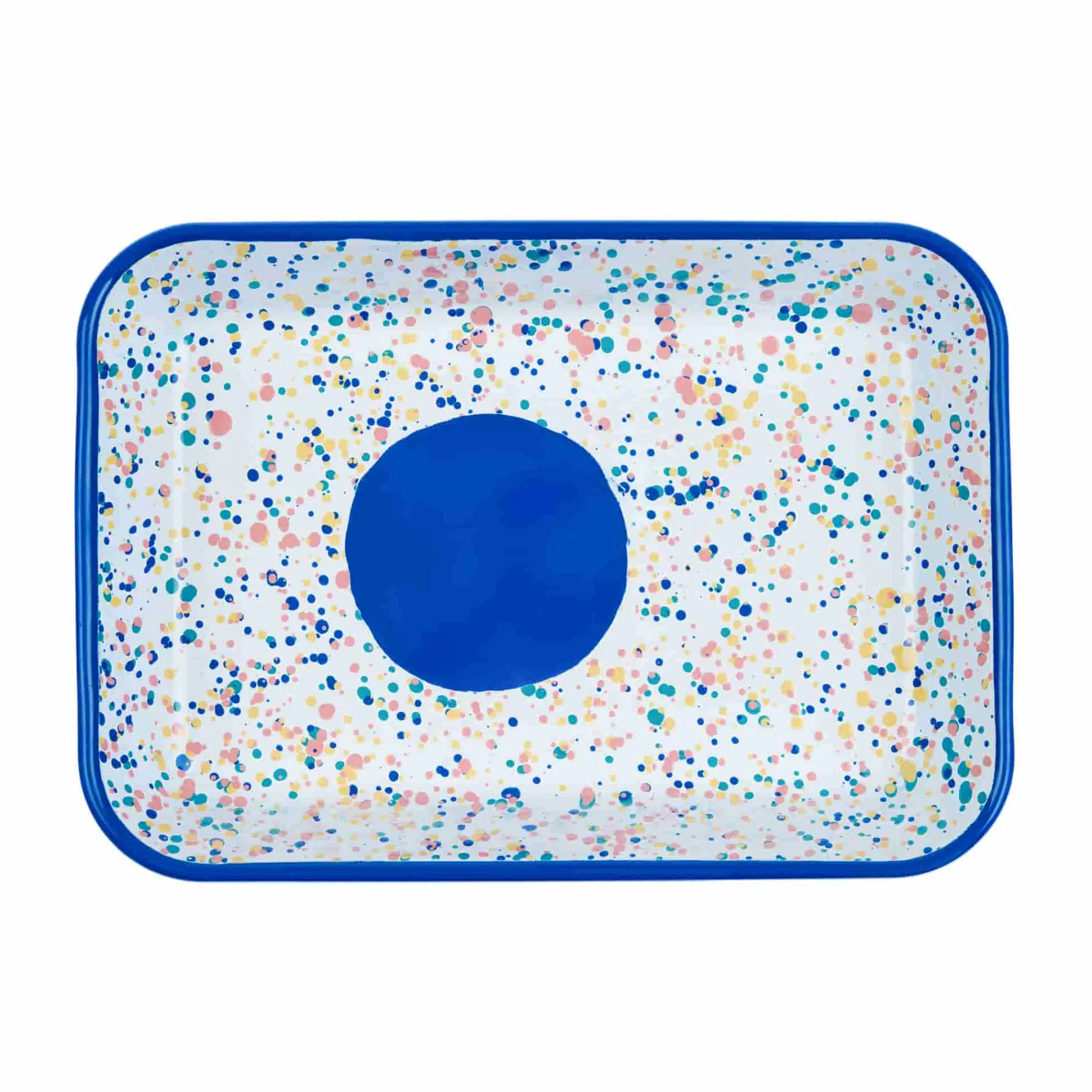 Blue Dot Enamel Roasting & Serving Dish