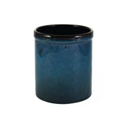 Blue Glaze Kitchen Utensils Jar