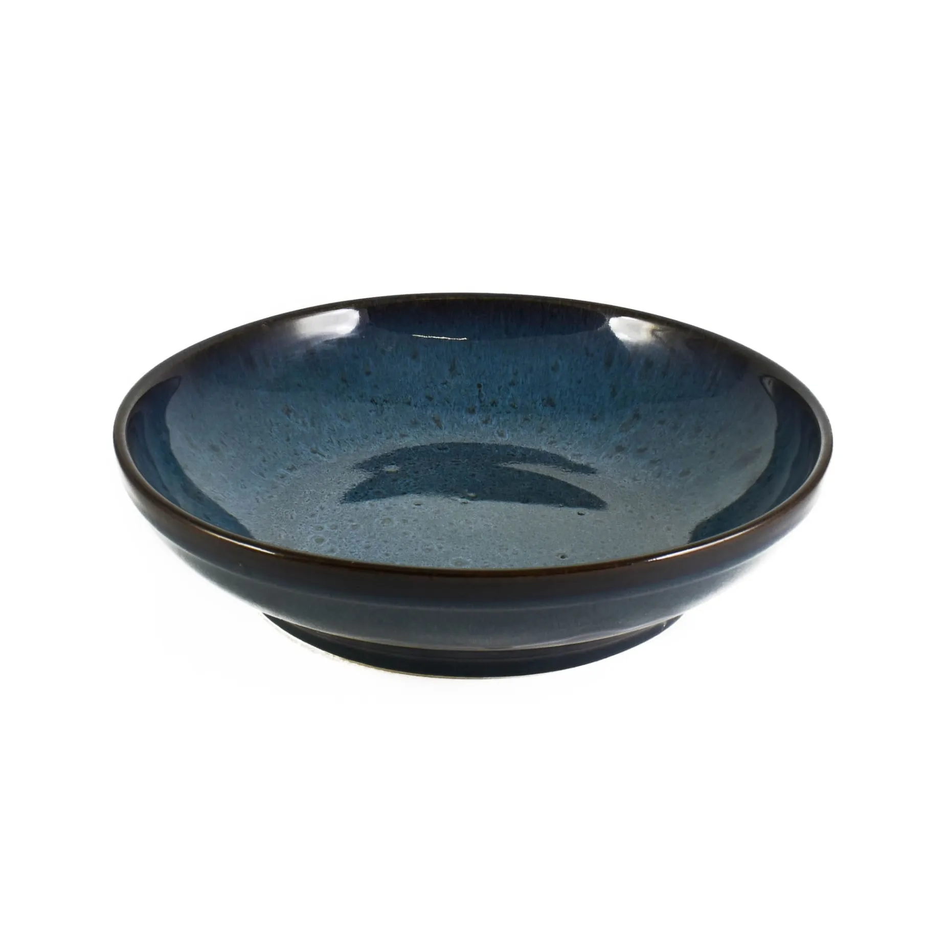 Blue Glaze Salad Bowl, 27.5cm dia