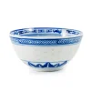 Blue Rice Pattern Rice Bowl, 11.5cm