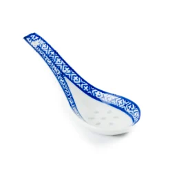 Blue Rice Pattern Rice Spoon, 14cm