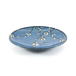 Blue Sakura Side Plate, 22.5cm
