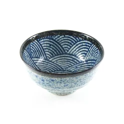 Blue Wave Noodle Bowl, 16.8cm