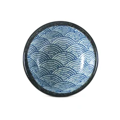 Blue Wave Noodle Bowl, 16.8cm