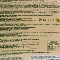 Blueberry & Oat Dog Biscuit Kit, 465g