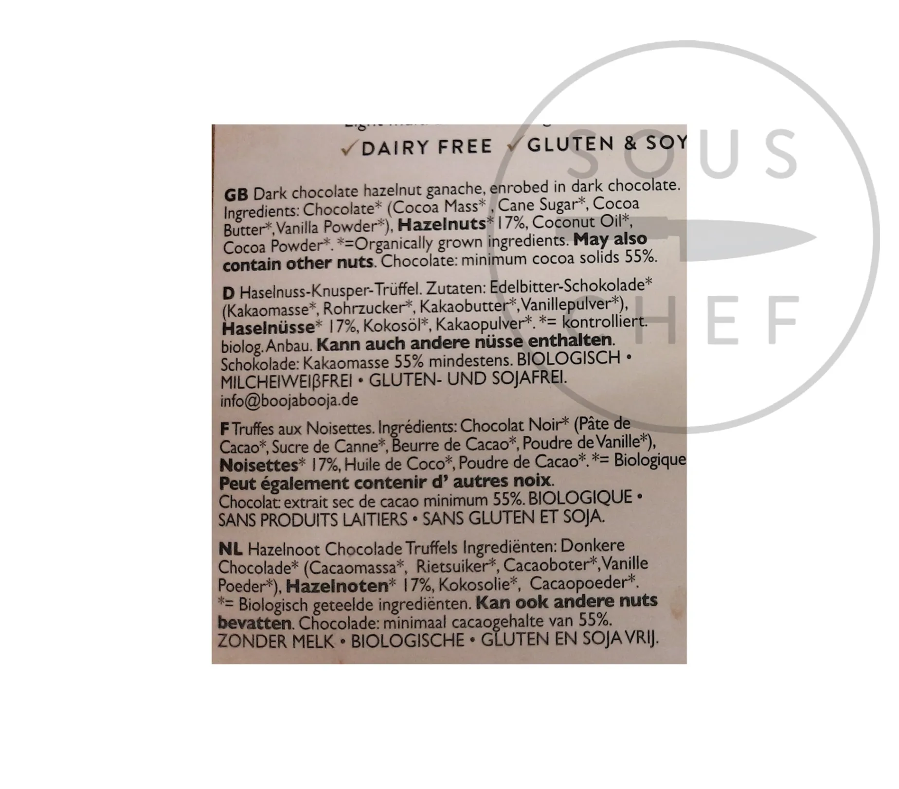 Booja Booja Hazelnut Crunch Truffles, 92g