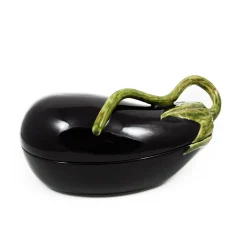 Bordallo Pinheiro Aubergine Dish, 28cm