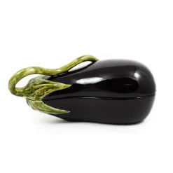 Bordallo Pinheiro Aubergine Dish, 28cm