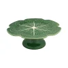 Bordallo Pinheiro Green Cabbage Cake Stand, 31cm