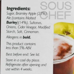 Bramley Apple Chutney with Real Ale, 1.25kg