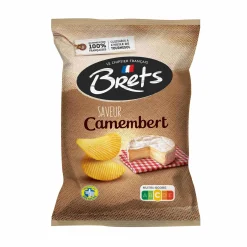 Bret's Camembert Crisps, 125g