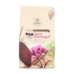 Cacao Barry Origin Saint Domingue 70% Dark Chocolate Chips, 1kg