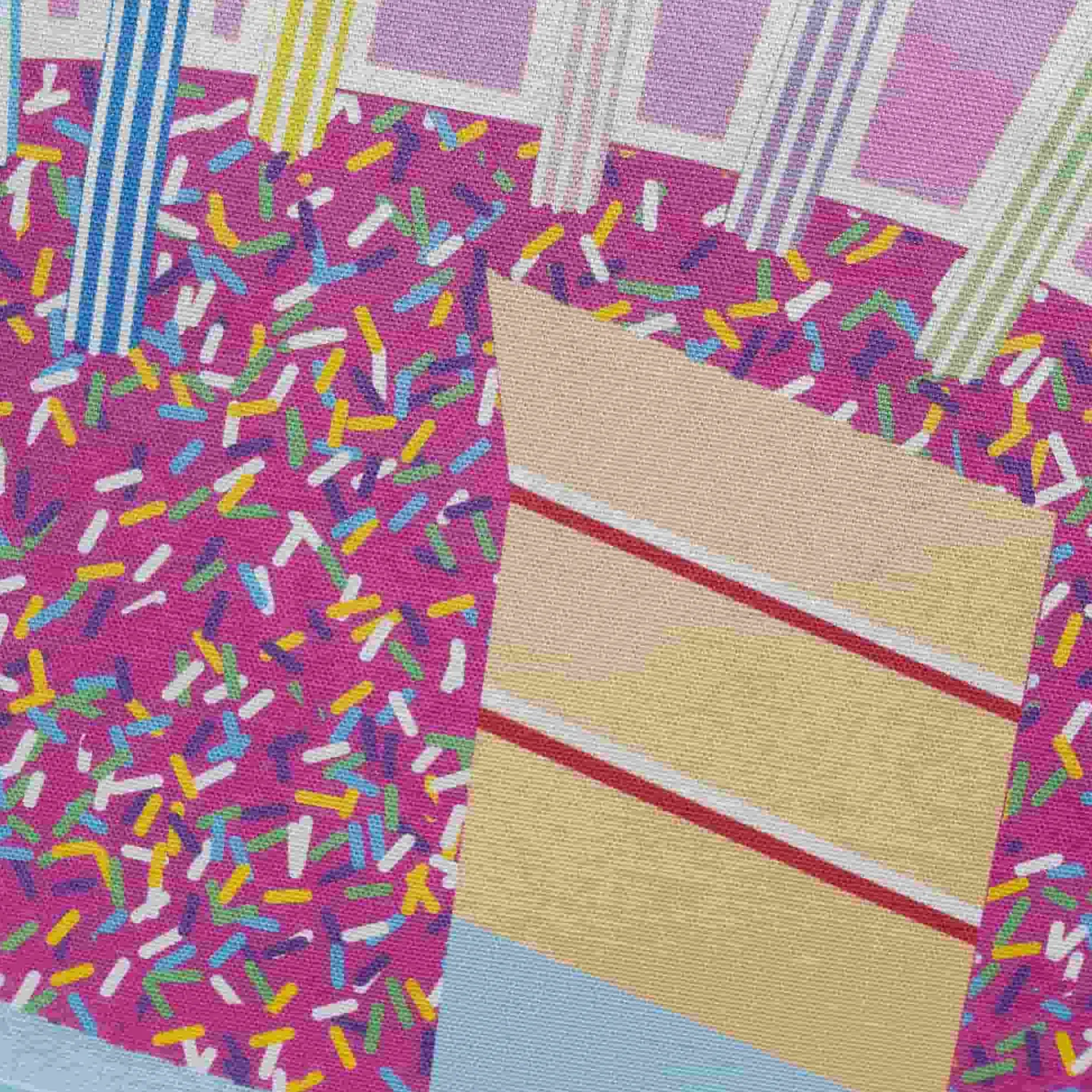 Cake Time Baby Tea Towel