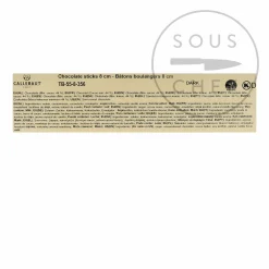 Callebaut Dark Chocolate Croissant & Pain Au Chocolat Sticks 8 cm, 1.6kg