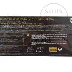 Caramel, Egg Yolk & Marzipan Turron, 150g