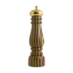 Chiarugi Rainbow Stripe Pepper Mill, 28cm