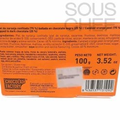 Chocolat Factory Dark Chocolate Covered Orange Peel, 110g