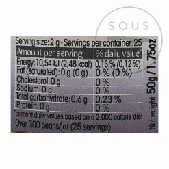 Christine Le Tennier White Balsamic and Black Truffle Flavor Pearls