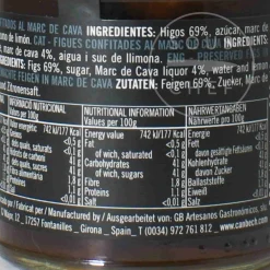 Confit Figs in Marc de Cava Brandy, 230g