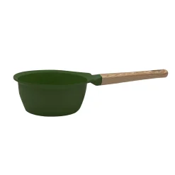 Cookut Lightweight Non-Stick Green Mini Saucepan, 16cm, BPA-Free