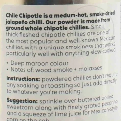 Cool Chile Chipotle Chilli Powder, 60g