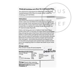 Cool Chile Co Blue Masa Harina, 500g