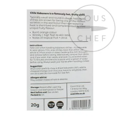 Cool Chile Co Whole Habanero Chillies, 20g