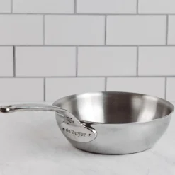 De Buyer Affinity Stainless Steel Curved Saute Pan