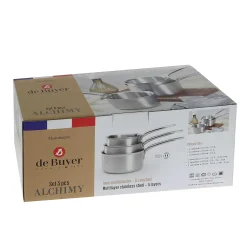 De Buyer Alchimy 3 Piece Saucepan Set