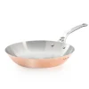 De Buyer Inocuivre Copper Frying Pan with Stainless Steel Handle, 28cm