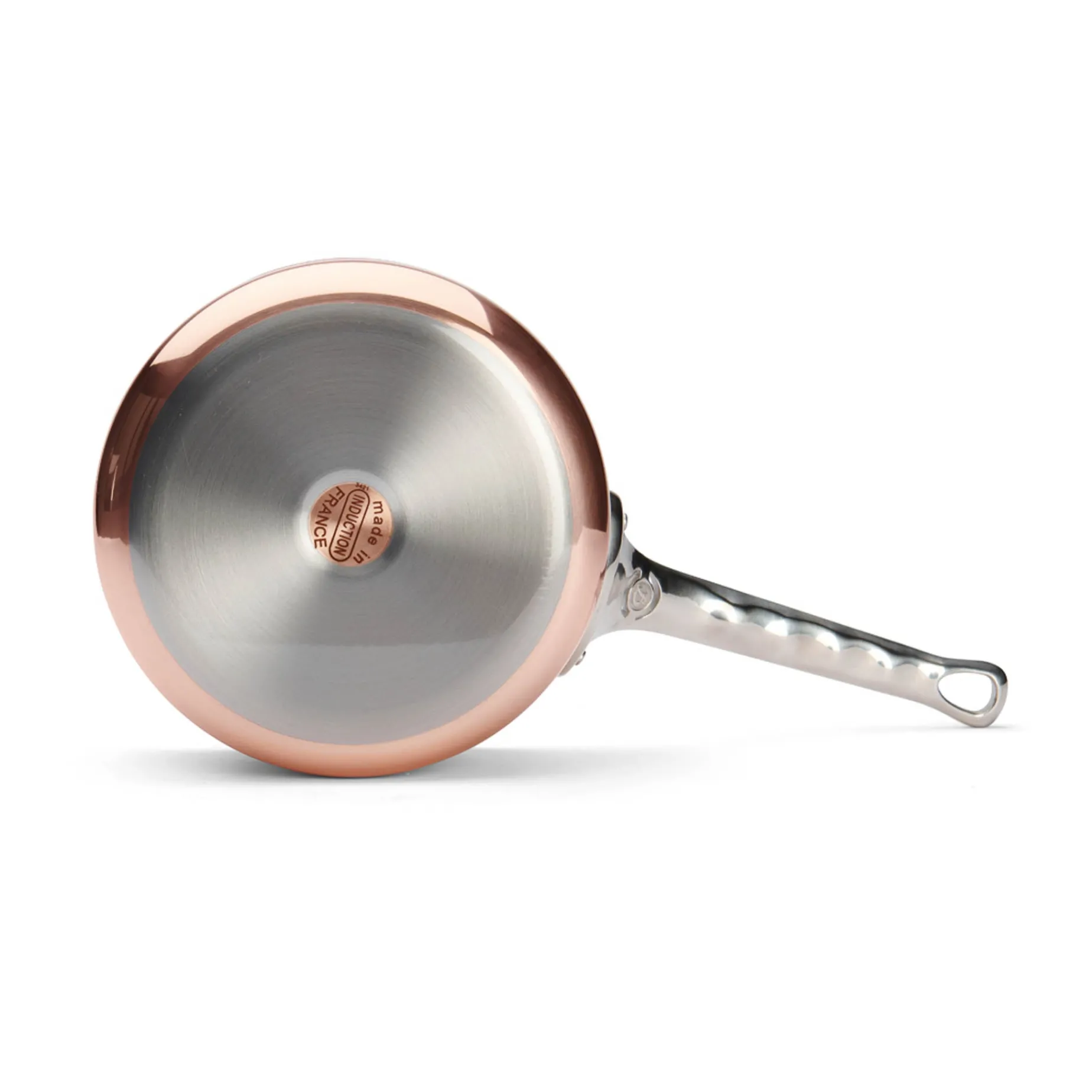 De Buyer Prima Matera Induction Copper Saucepan with Stainless Steel Handle