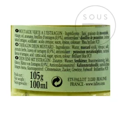 Dijon Mustard With Tarragon, 105g