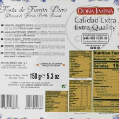 Dona Jimena Turron Duro Round Cake, 150g