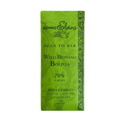 Donna Elvira Single Origin Bolivia Wild Beniano 70% Chocolate Bar, 70g