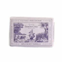 Drinking Chocolate Bar with 60% Cocoa & Bourbon Vanilla, 200g