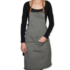 Dutchdeluxes Canvas BBQ Apron in Grey-Green
