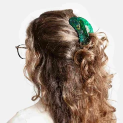 Eat My Socks Pickle Hair Claw Clip