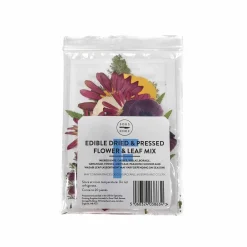 Edible Dried & Pressed Flower & Leaf Mix, 20 pieces