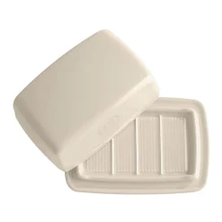 Emile Henry Cream Butter Dish, 17x11cm