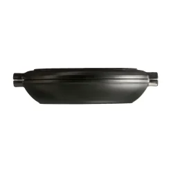 Emile Henry Delight Black Ceramic Induction Tarte Tatin Set, 32.5cm